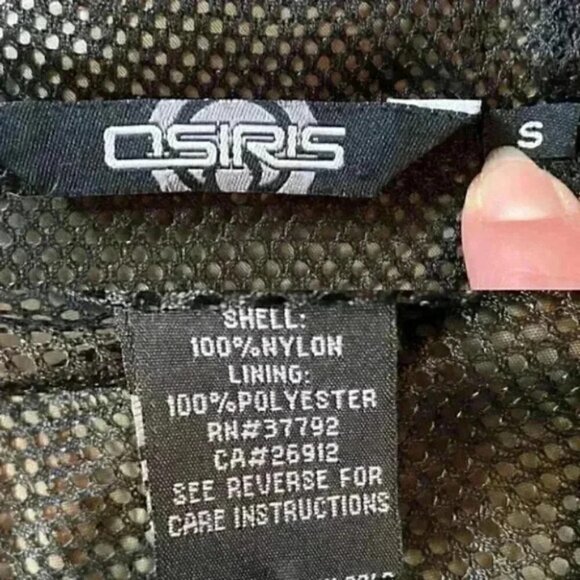 OSIRIS Mens Windbreaker Jacket Hood Lightweight Green Camo Print Size Small - Picture 11 of 16